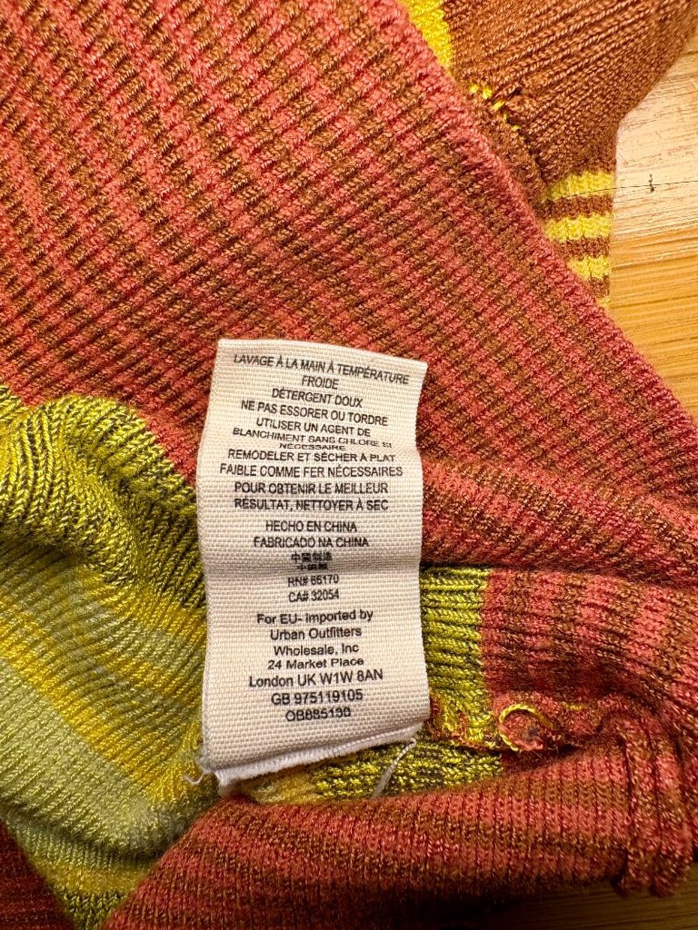 Free People Rip Tide Striped Mock Neck 1/4 Zip Crop Sweater - XS - Picture 7 of 8